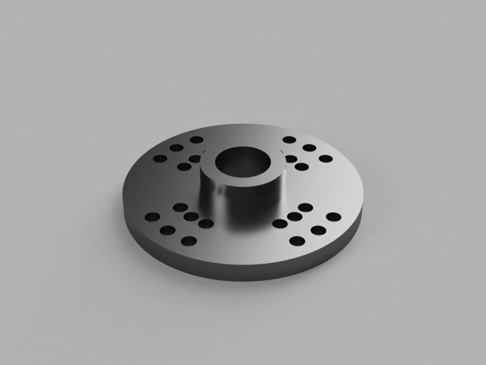 Servo arm horn round
