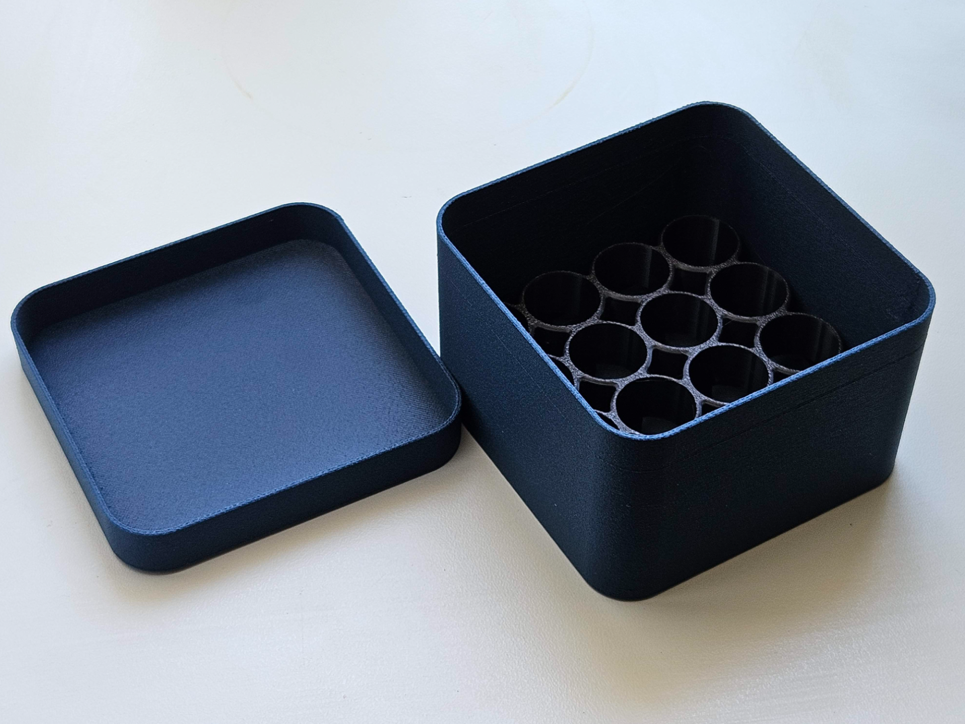 16x lab vial holder with a box