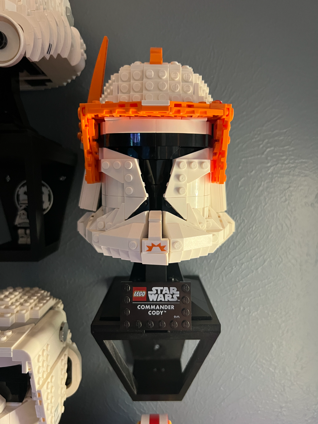 Star Wars Brick Helmet Display - Commander Cody
