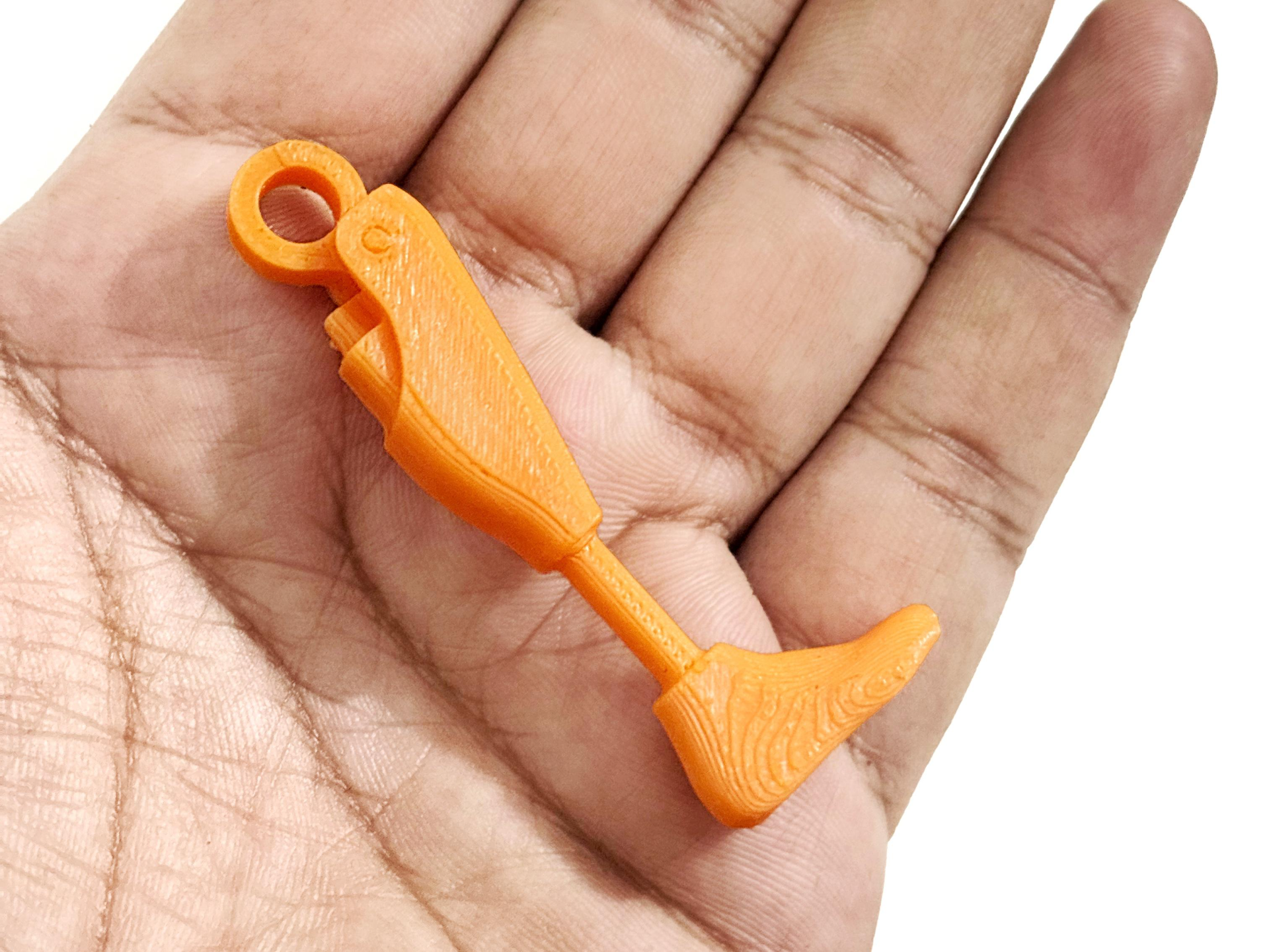 Prosthetic Leg Keychain