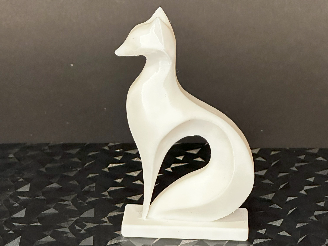 minimalitische Skulptur Fuchs I