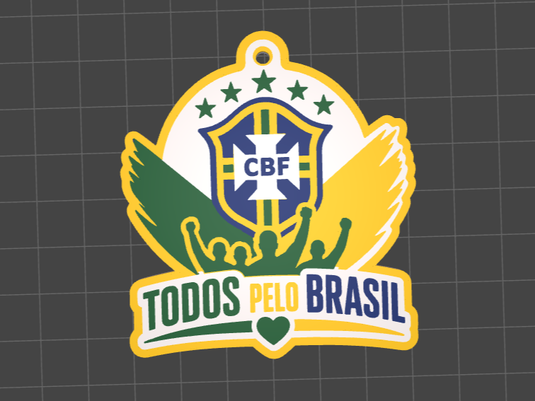 Porta Chaves "Todos pelo Brasil"