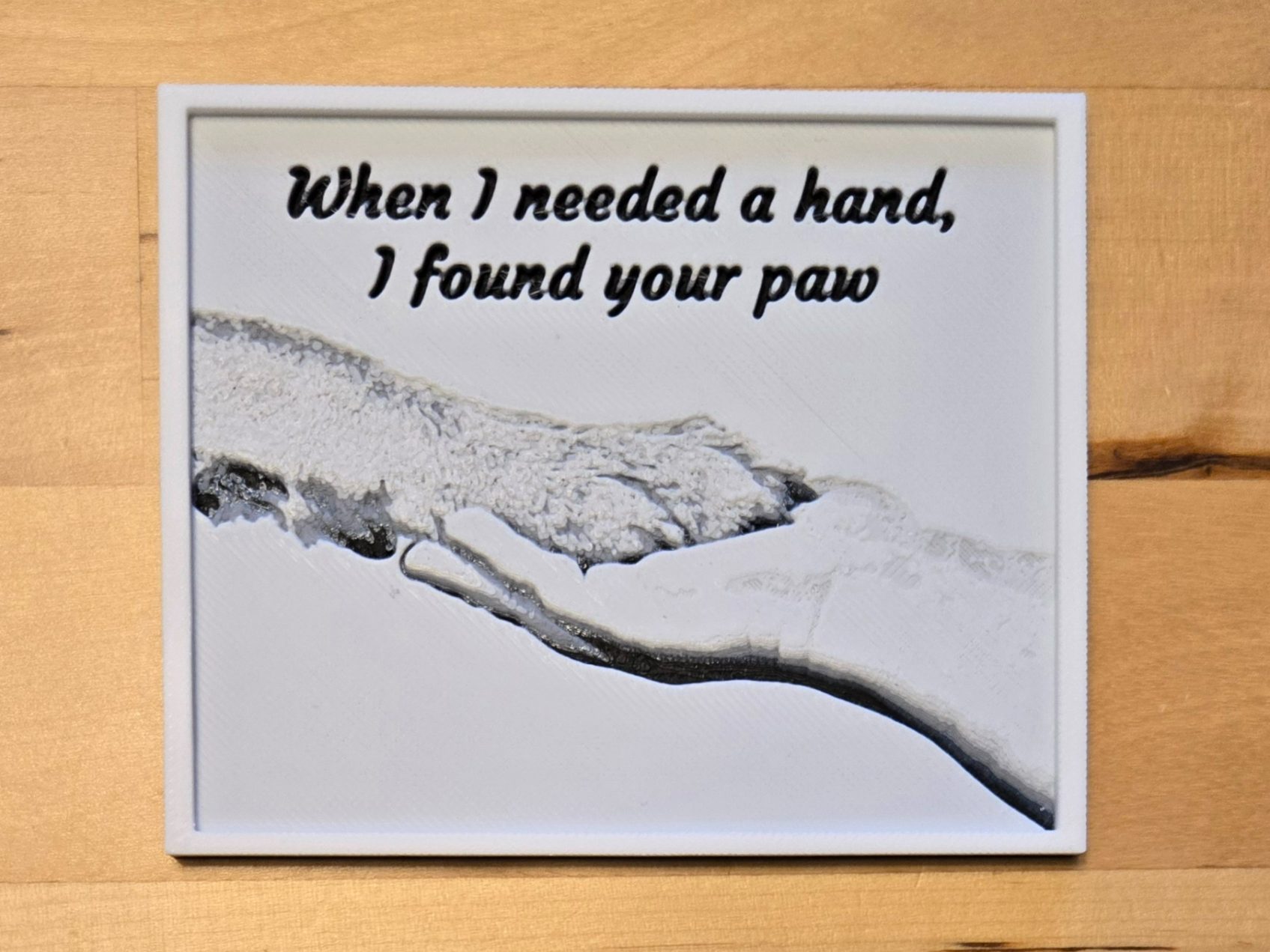 Hand and Paw(s) Hueforge