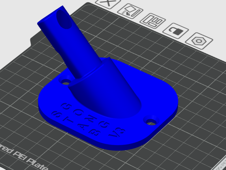 Holder stab gong V3