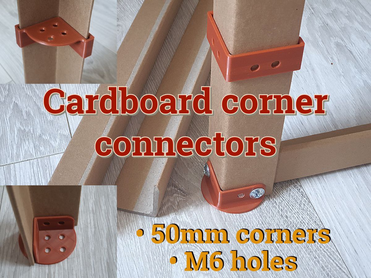 Cardboard corner connectors