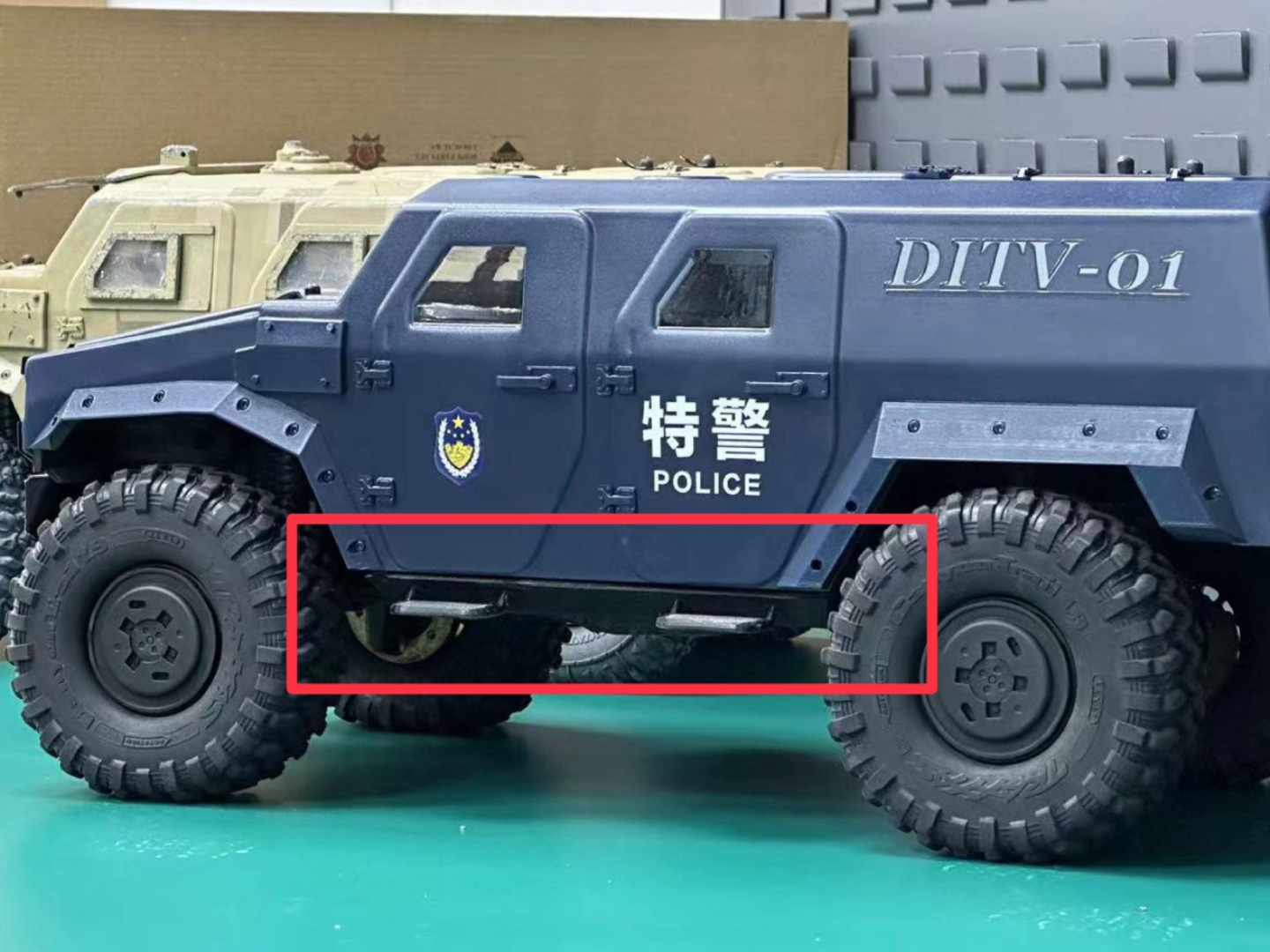 DITV-01 body parts（匹配Trx4/Trx6系列车架通用侧踏板）
