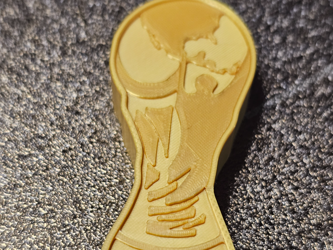 Trophy World Cup Straw topper