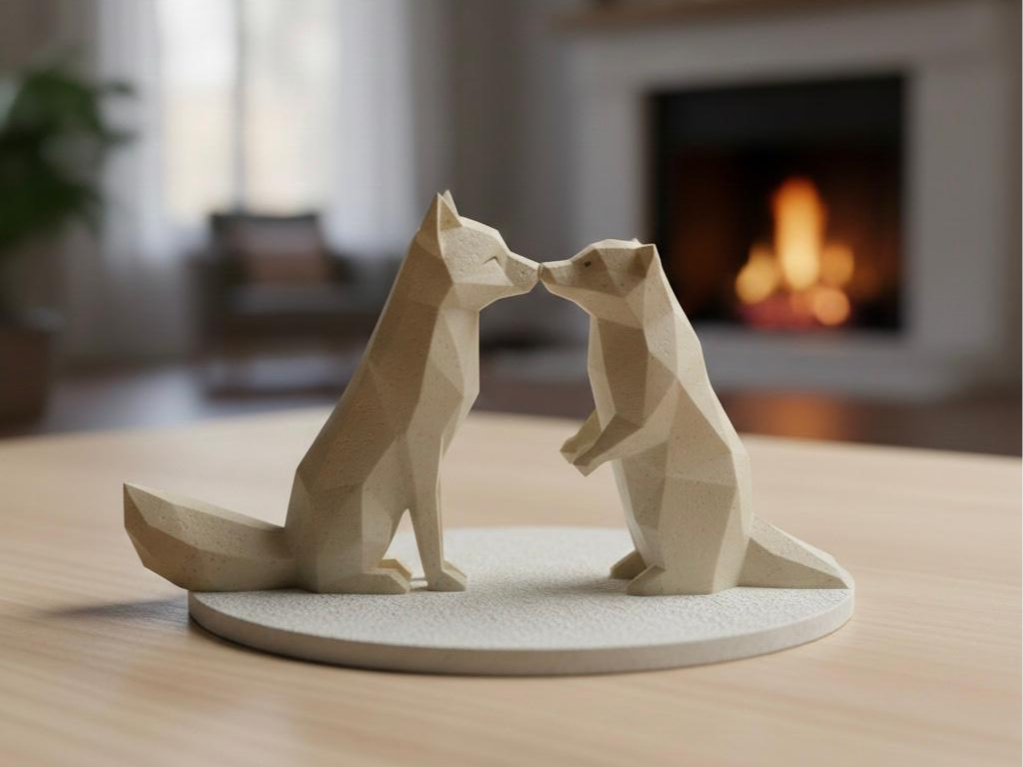 Poly Fox and Wolf Valentine's Day Special Edition