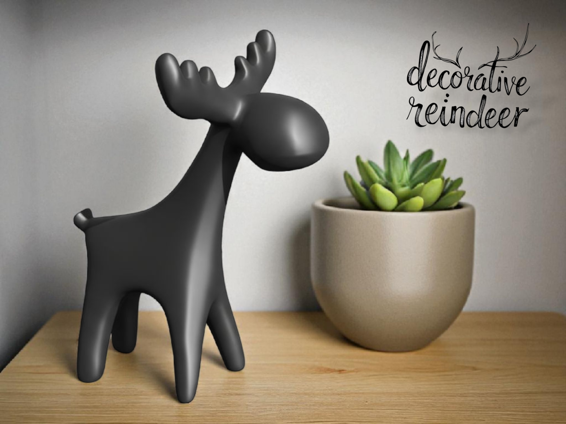 Stylized Reindeer- A Christmas Decoration