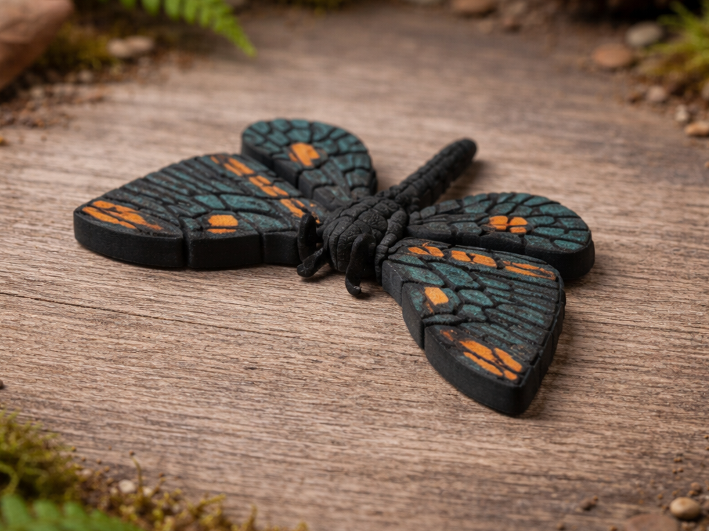 Flexi Butterfly Toy — Articulated Desk Companion