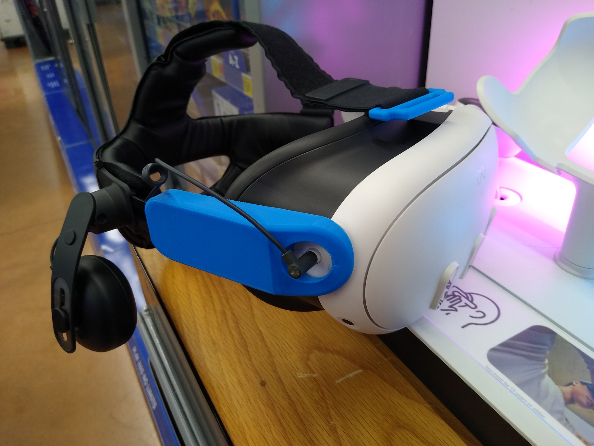 Vive Deluxe Audio Strap DAS Adapter for Quest 3