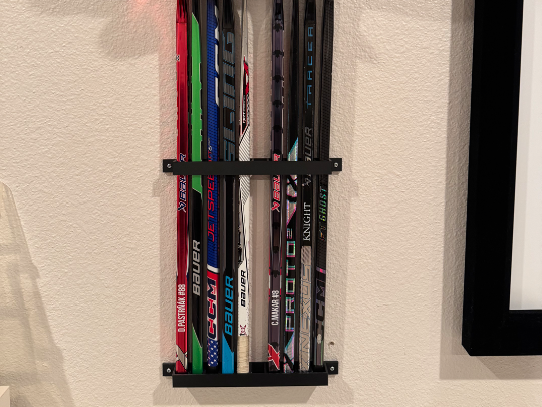 Knee Hockey / Mini Stick Wall rack