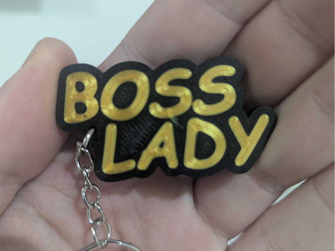 Boss Lady Keychain