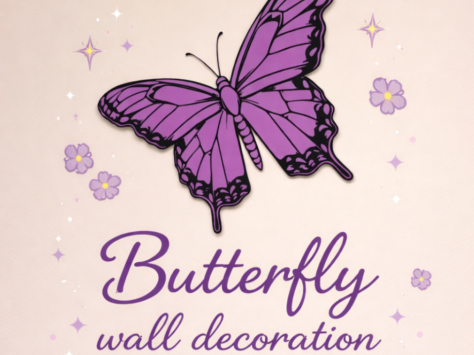 Butterfly wall decoration