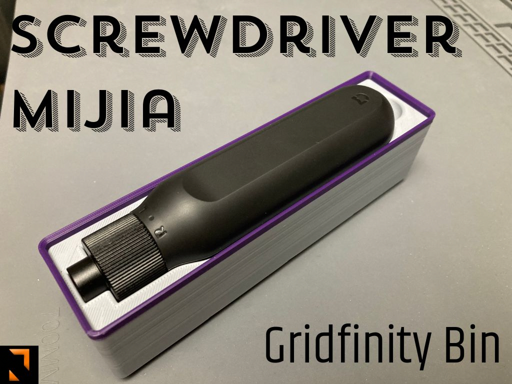 Mijia ratcheting Screwdriver Gridfinity Bin