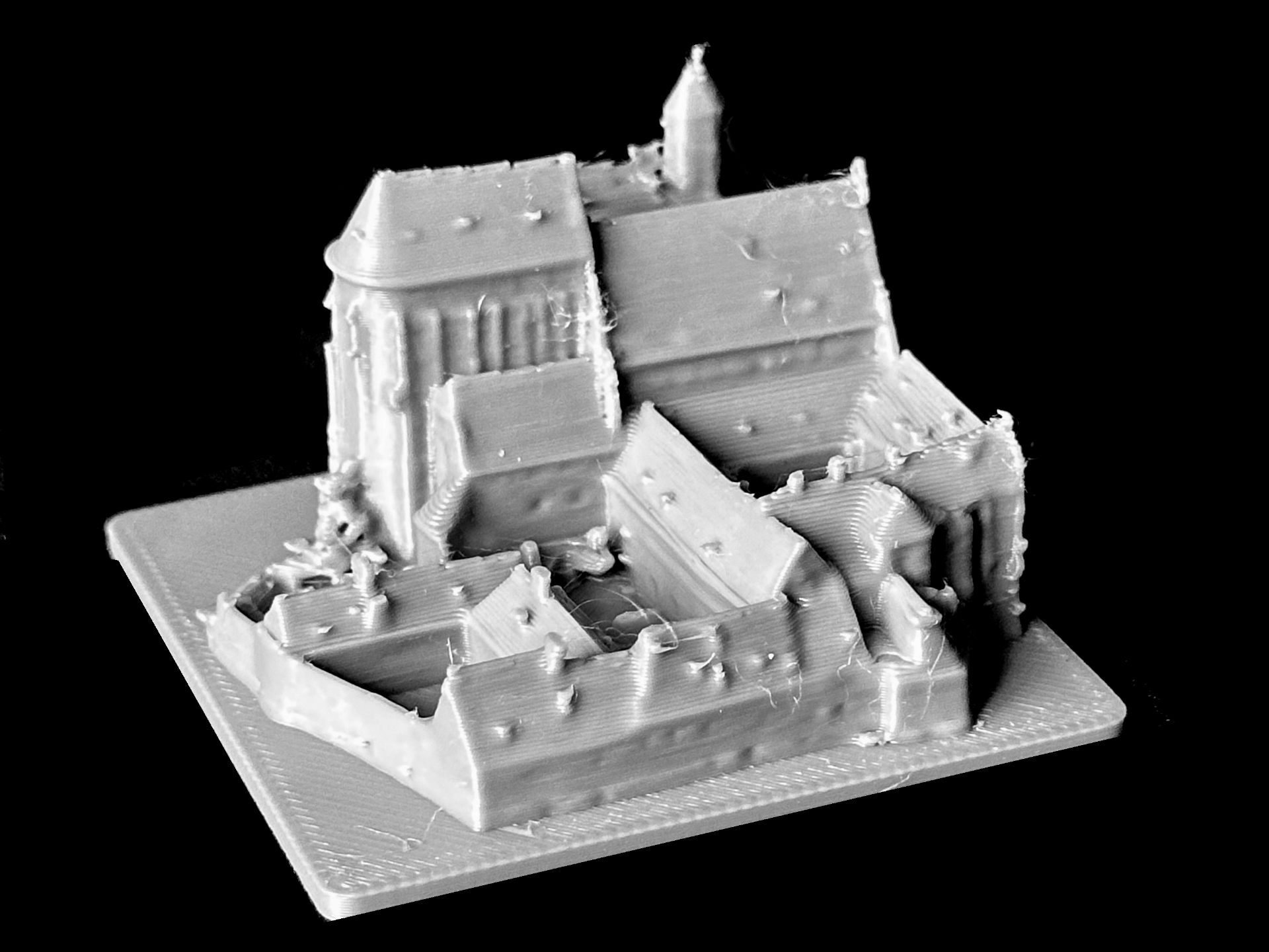 Projet 1725 maquette du Gymnase autre point de vue