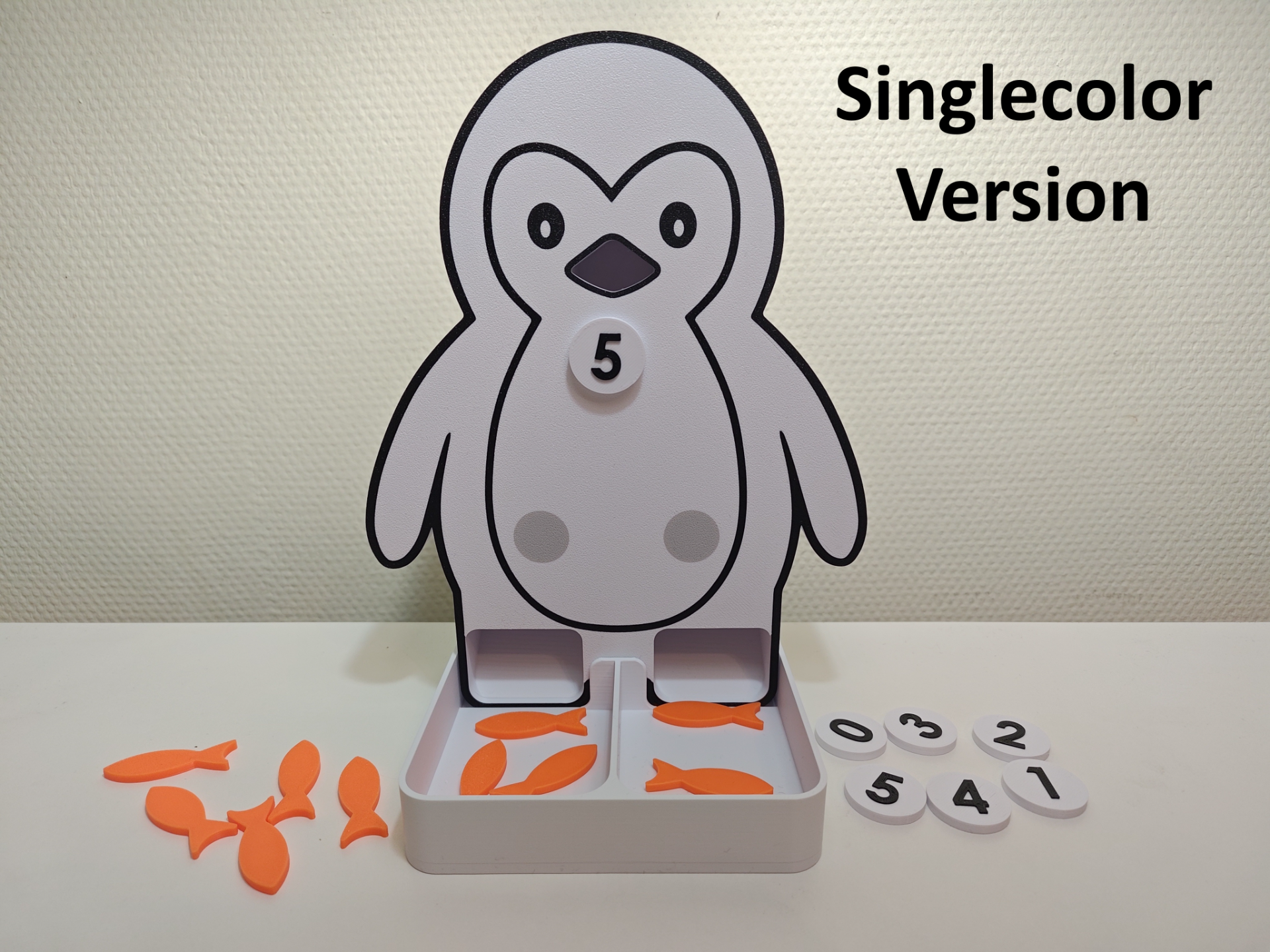 Number bond penguin singlecolor