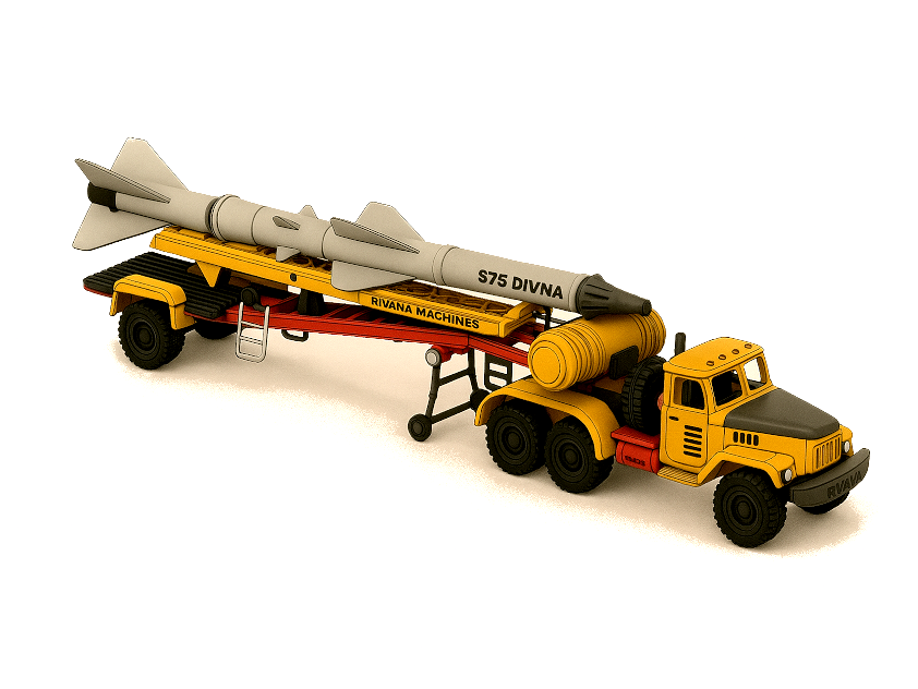 Yellow ZIL SAM Transport Truck