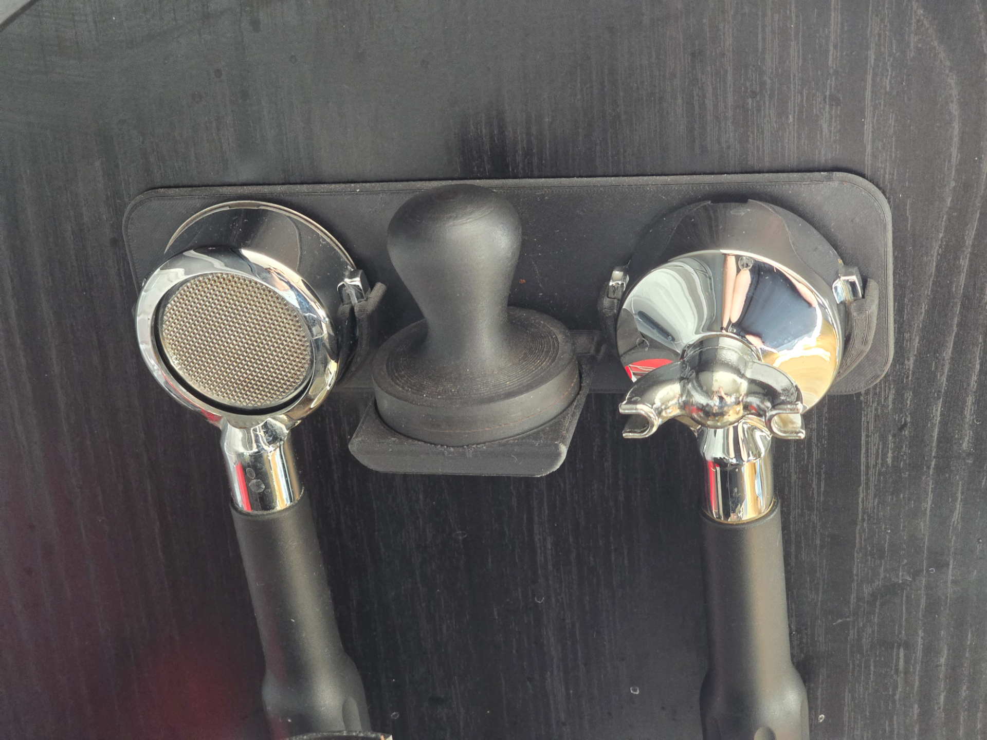 portafilters and tamper holder 57mm