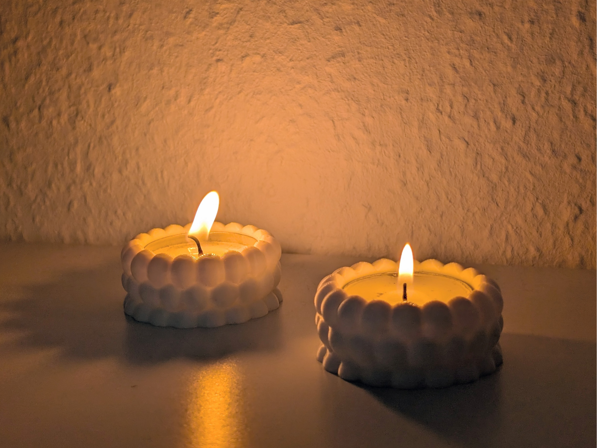 BubbleGlow Tea Light Holder