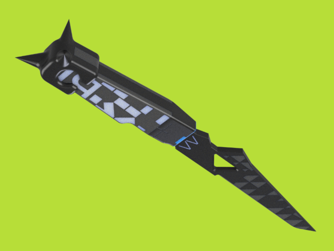 Marathon Runner Knife Achromatic Rush Skin