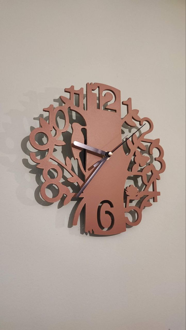 wall clock Bird Tree
