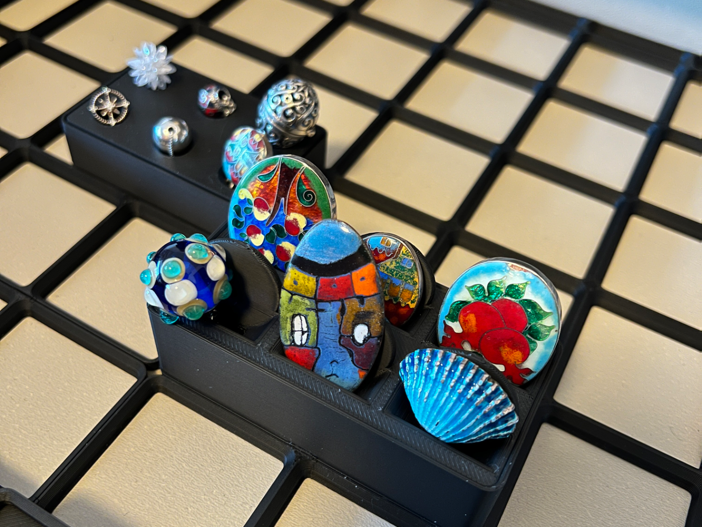 Tanglefree Necklace organizer for Gridfinity!