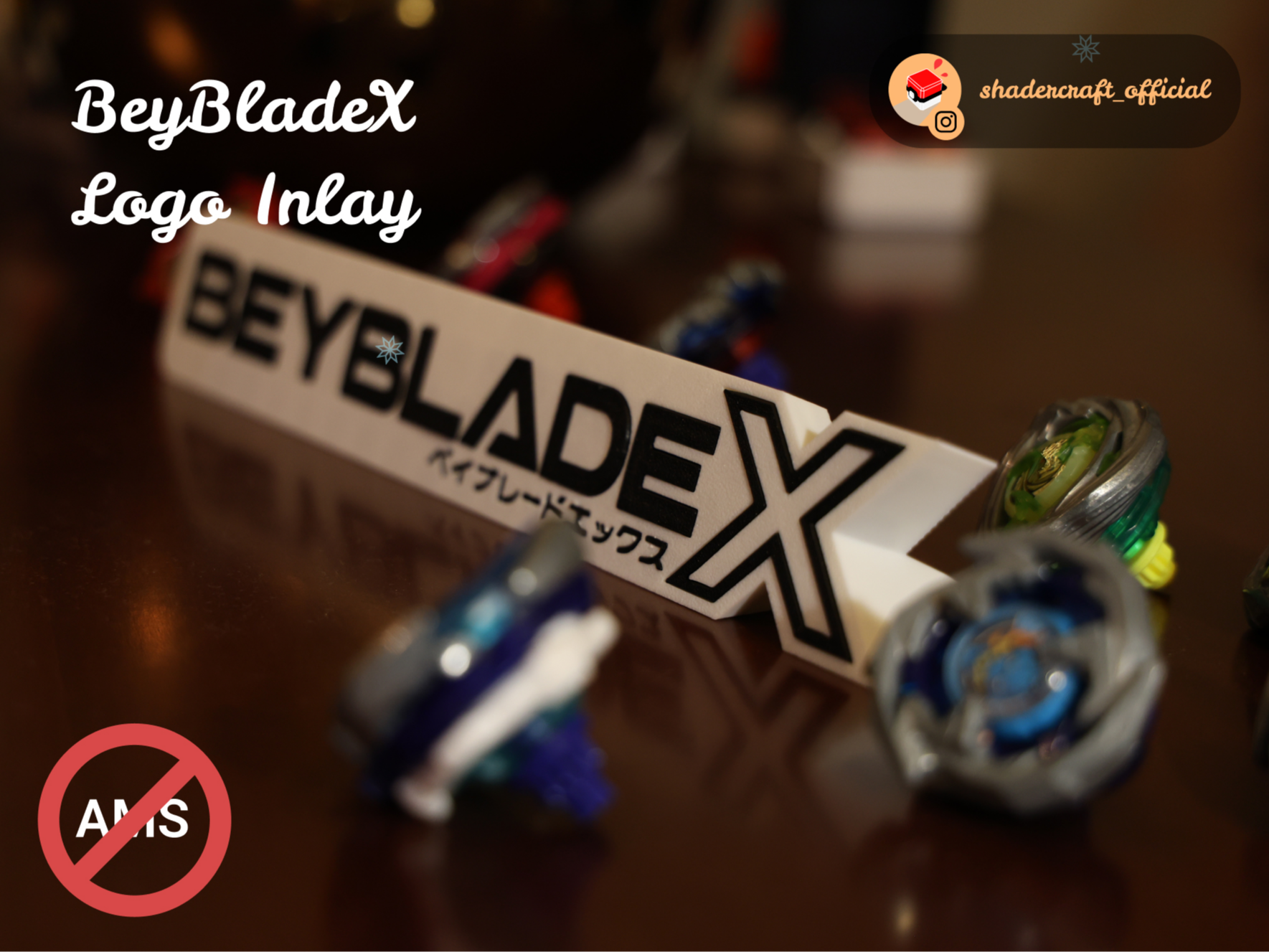 BeybladeX Logo Inlay