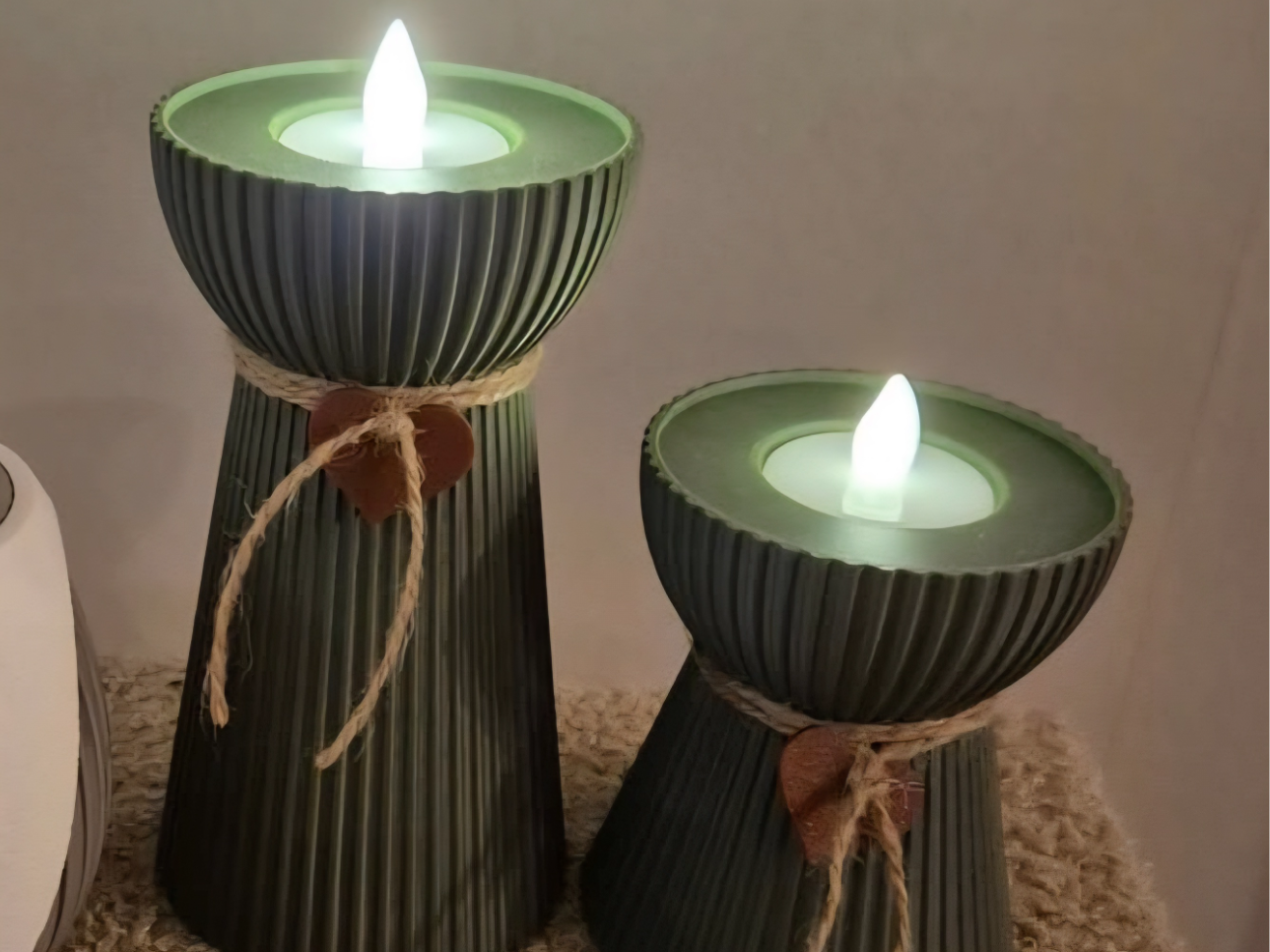 Hyacinth candle holder
