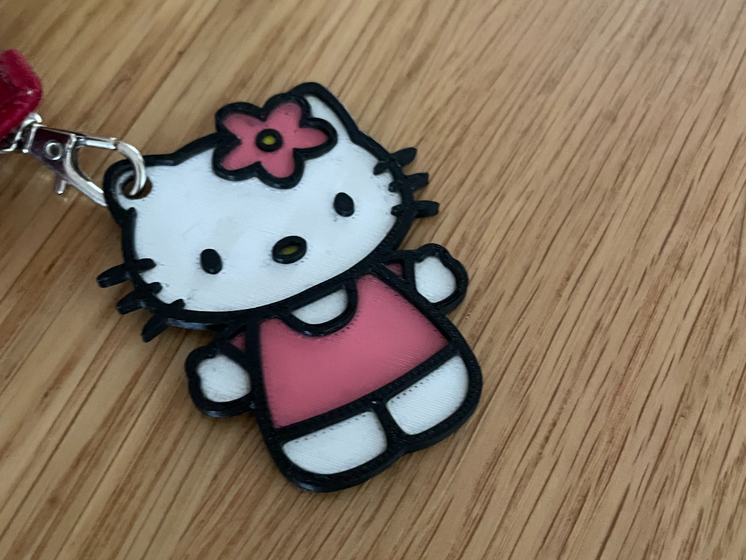 Cute Hello Kitty Keyring