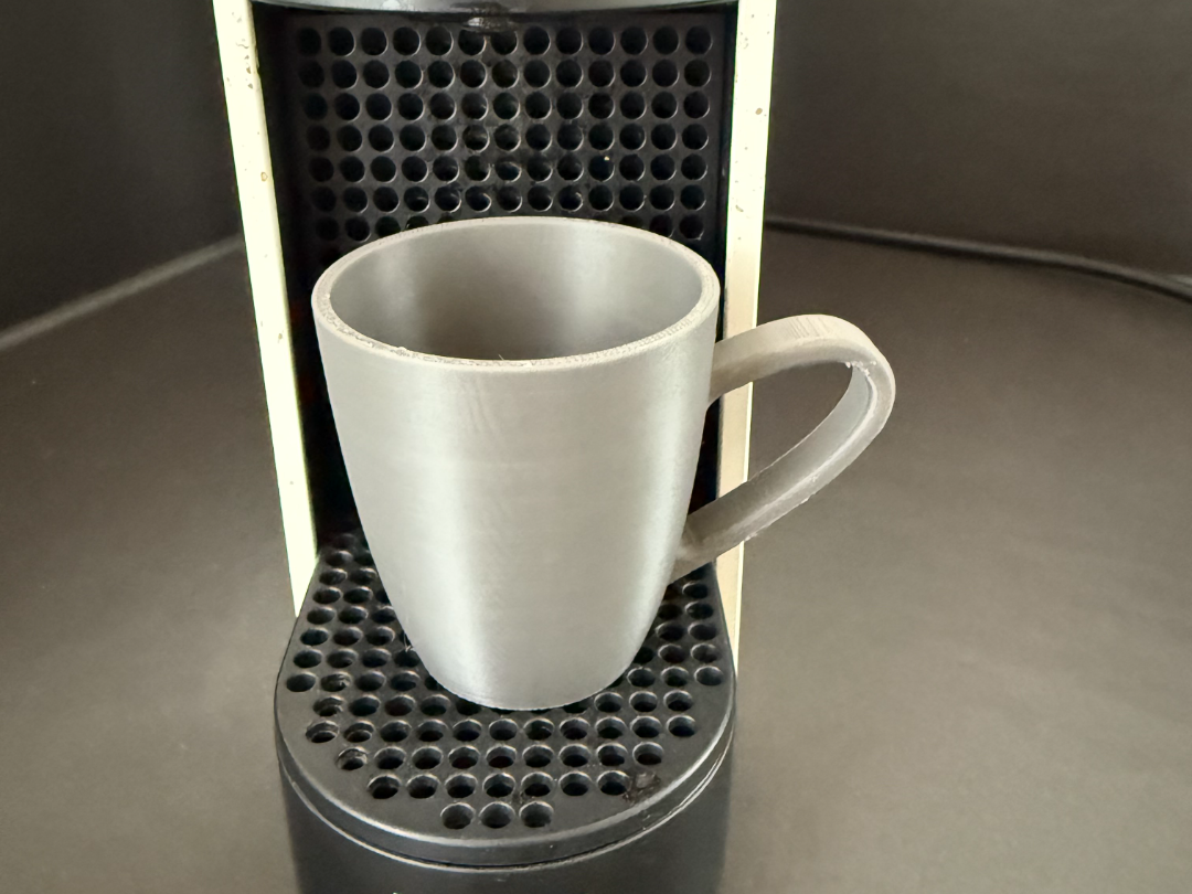 Espressotasse 3D-gedruckt - Nachhaltig & Stylisch