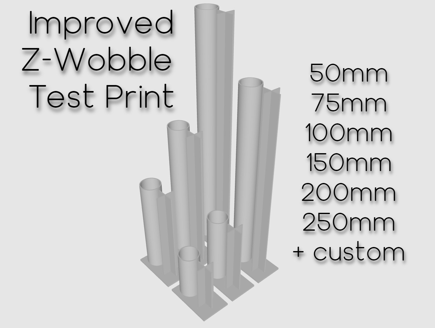 VFA + Z-Wobble Test Tower - Customizable + Presets