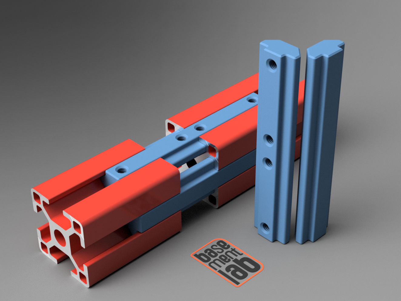 3030 T-Slot Nut Connector 80mm (M4 Thread / Blank)