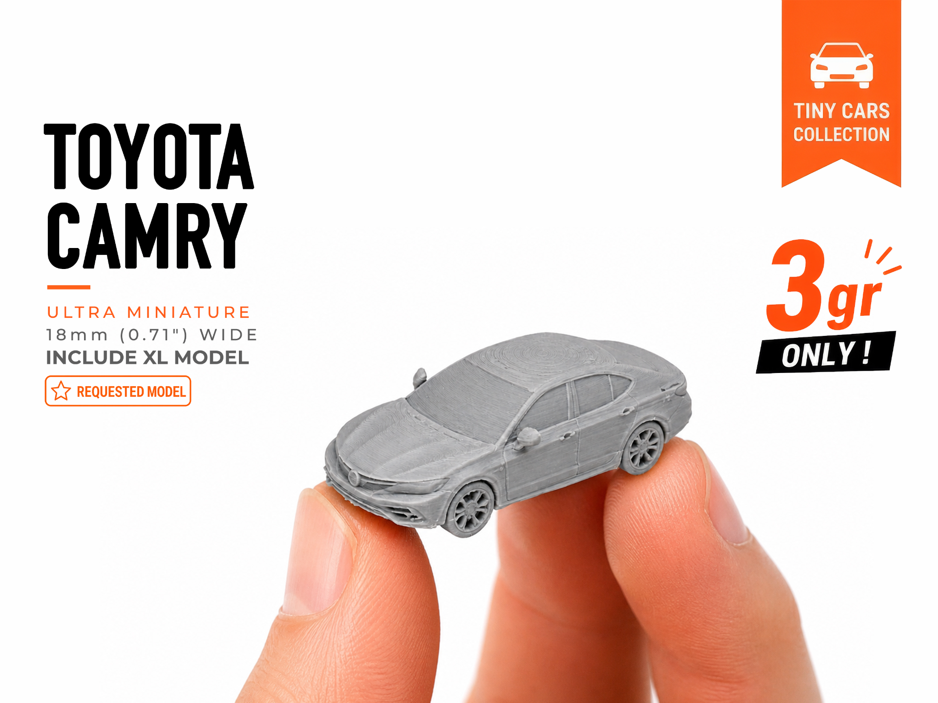 Tiny Toyota Camry - Mini Cars Series