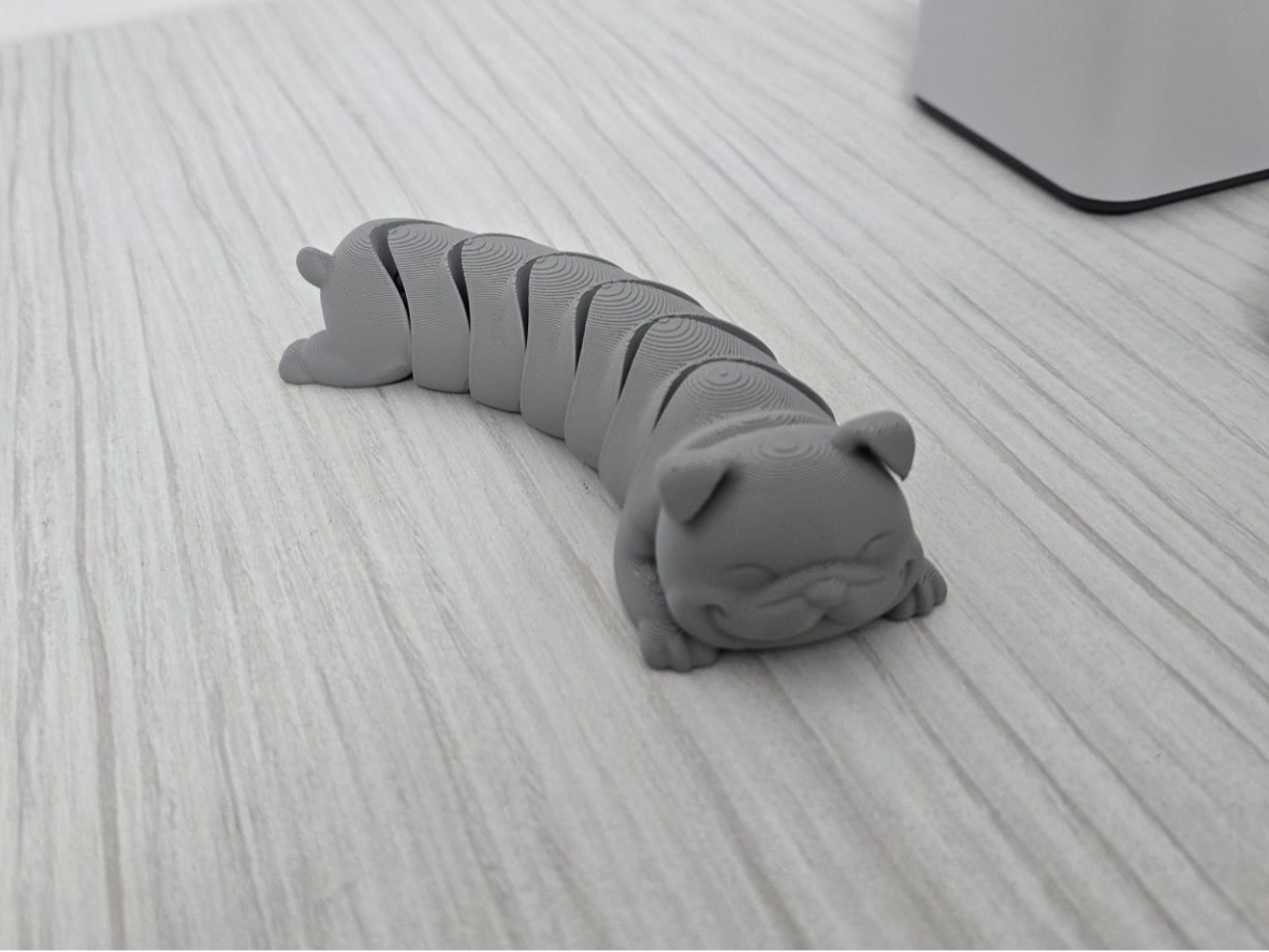 Flexi cute articulated buldog