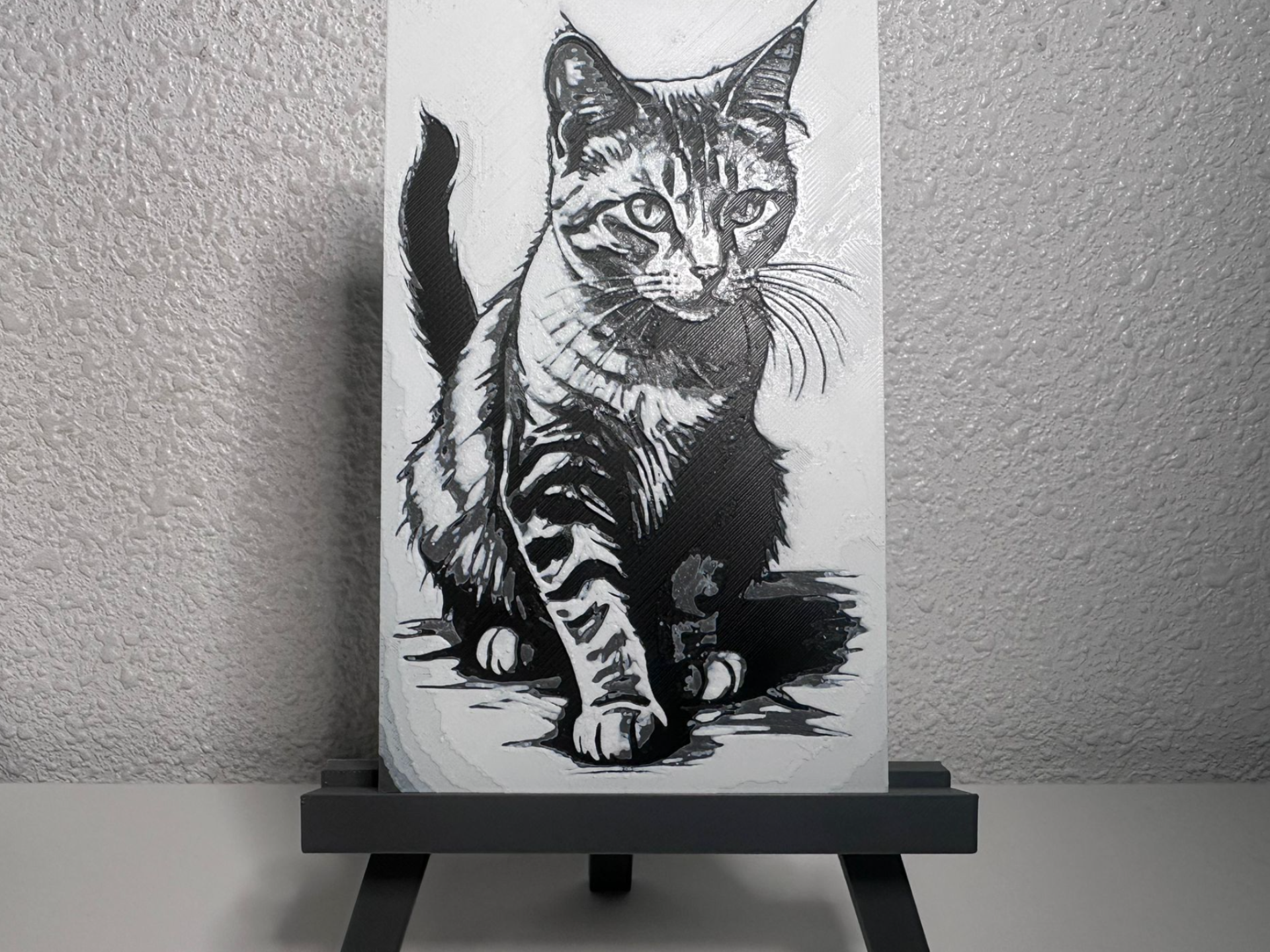 Hueforge Tabby Cat