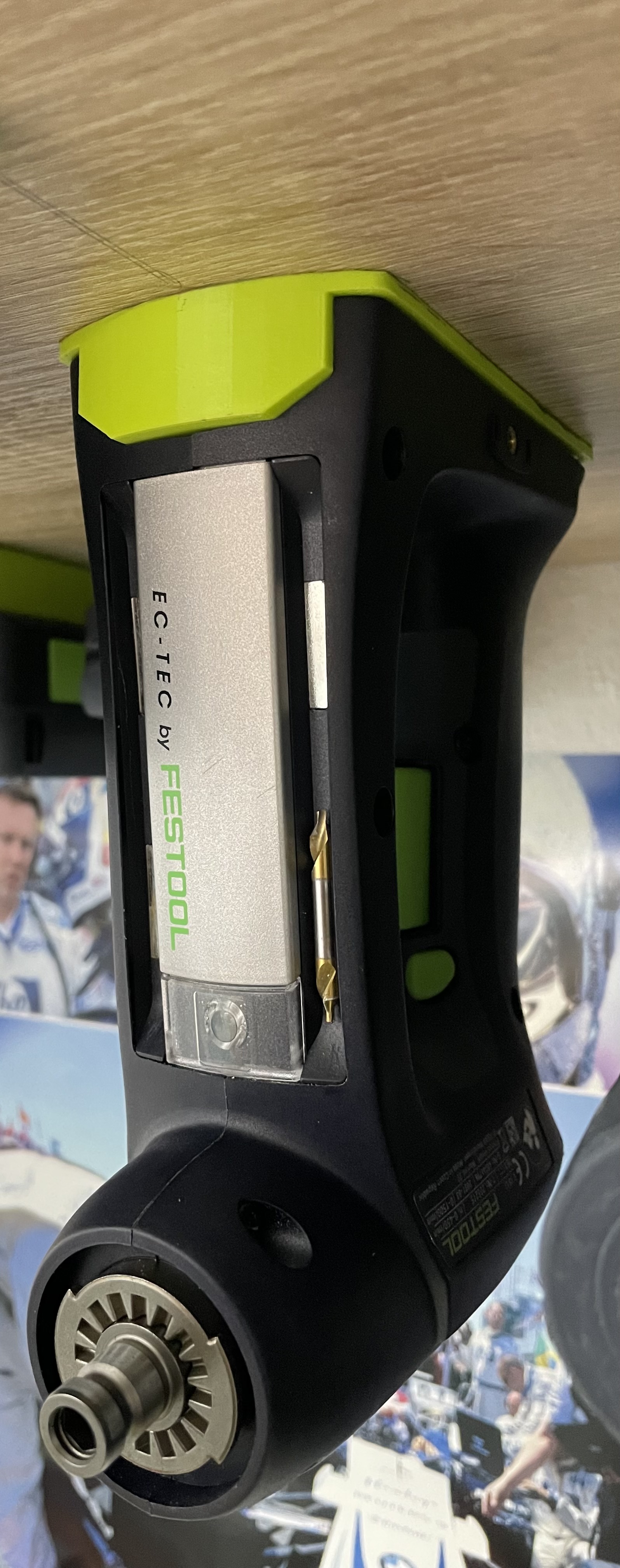 Festool C18Li AkkuBohrschrauber Wandhalter/Festool C18 Li cordless drill wall mount or ceiling mount