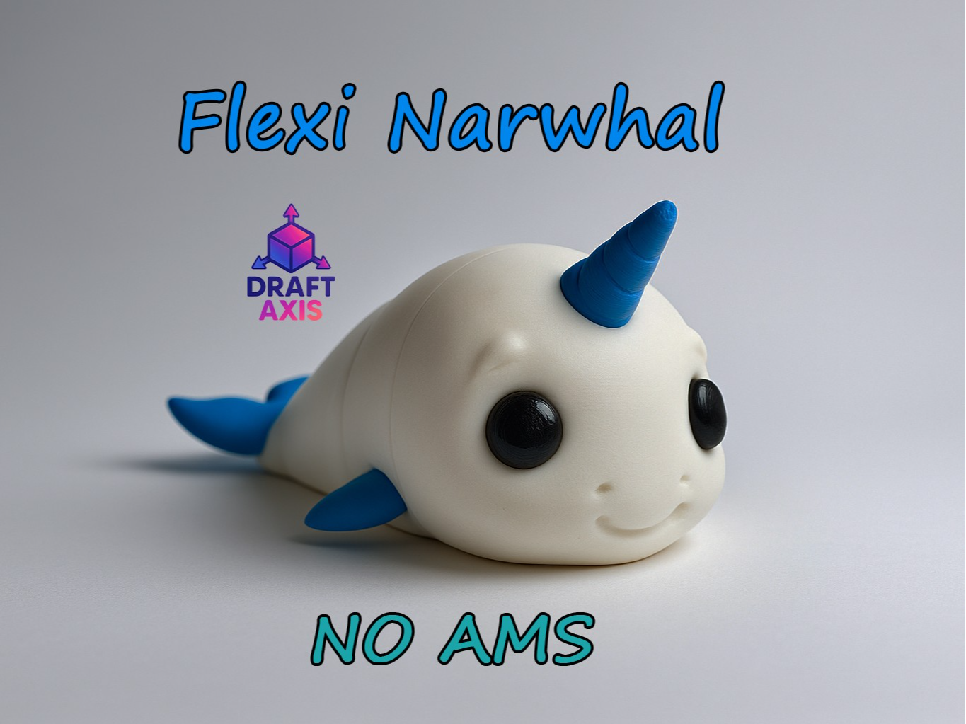 Flexi Narwhal - No AMS - No Supports - Articulated