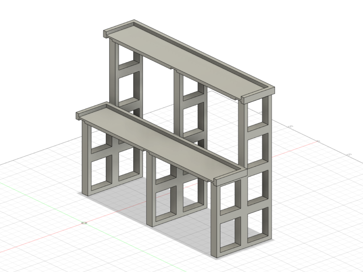 Stepped Spice Rack Tiered Organizer for Spice Jars