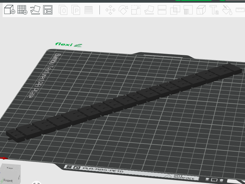 Flexible conveyor belt