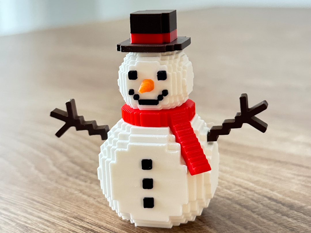 Pixel Frosty Snowman