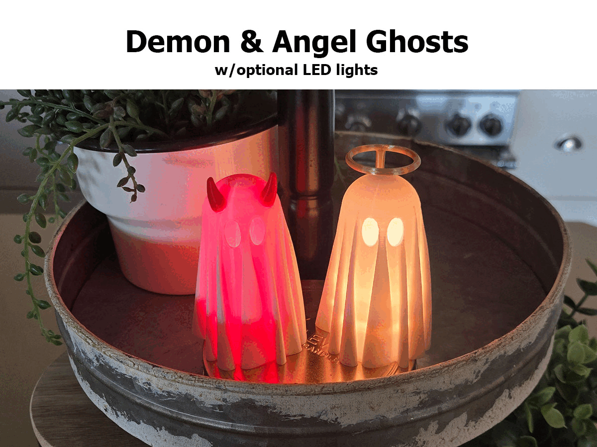 Demon Ghost & Angel Ghost