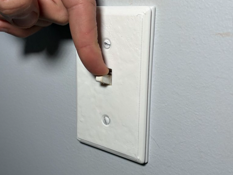 Light Switch Blocker Plate – April Fools Edition