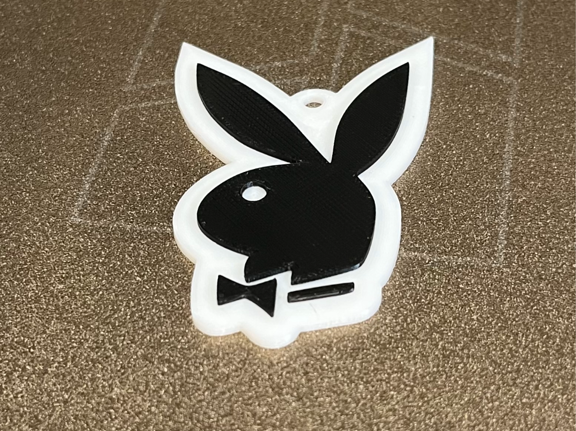Playboy Bunny Keychain – Bold, Iconic, Stylish