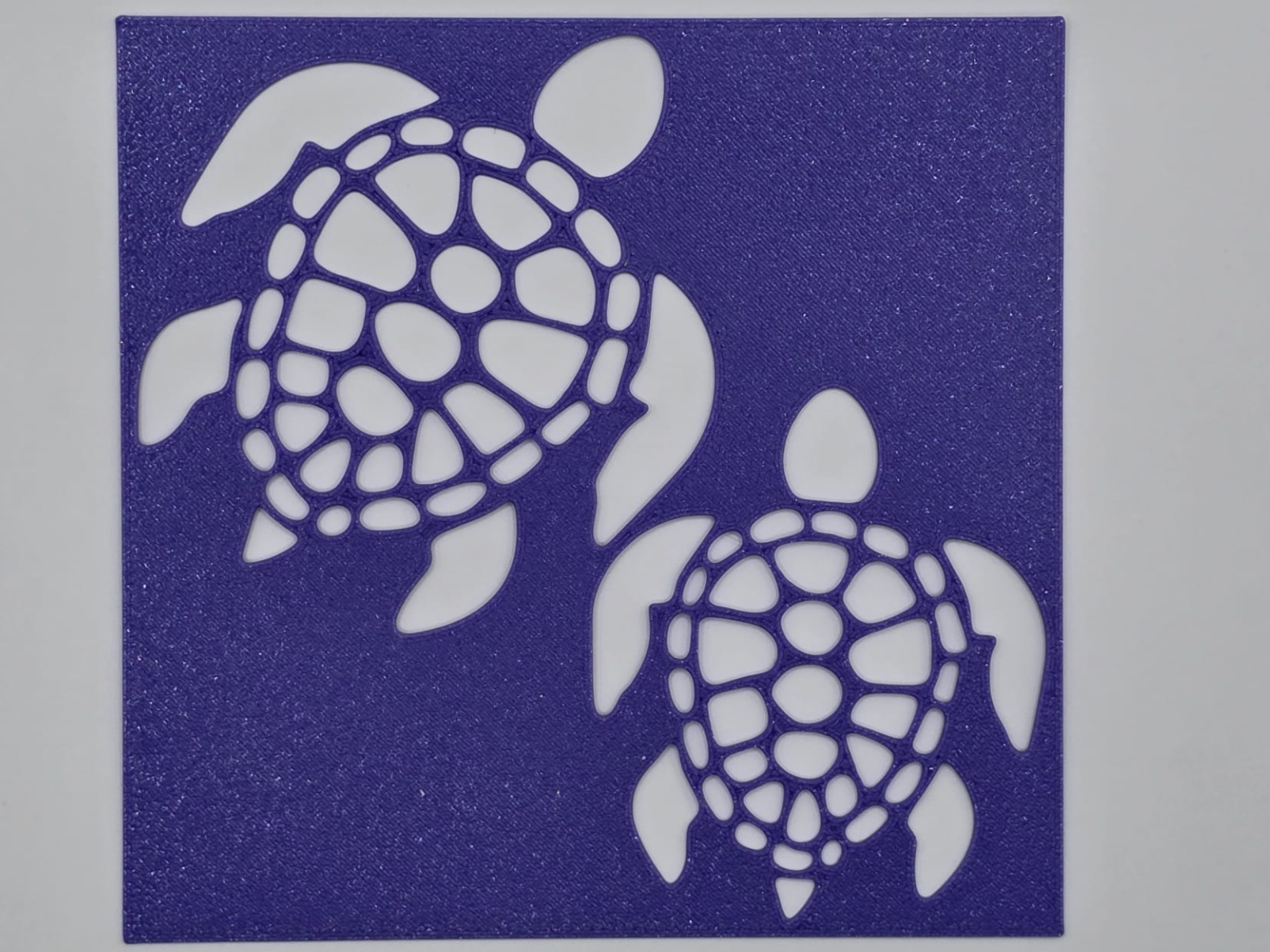 Ocean Sea Turtle Wildlife Craft Stencil