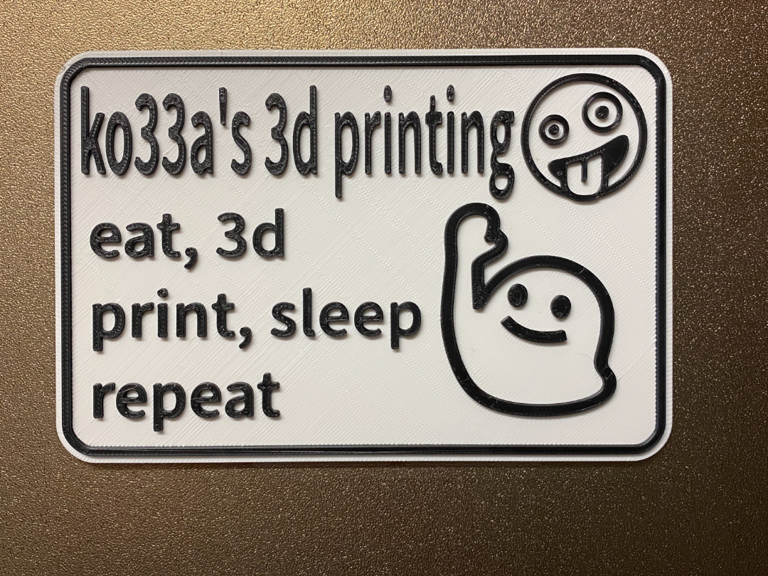 kozza's 3d printing