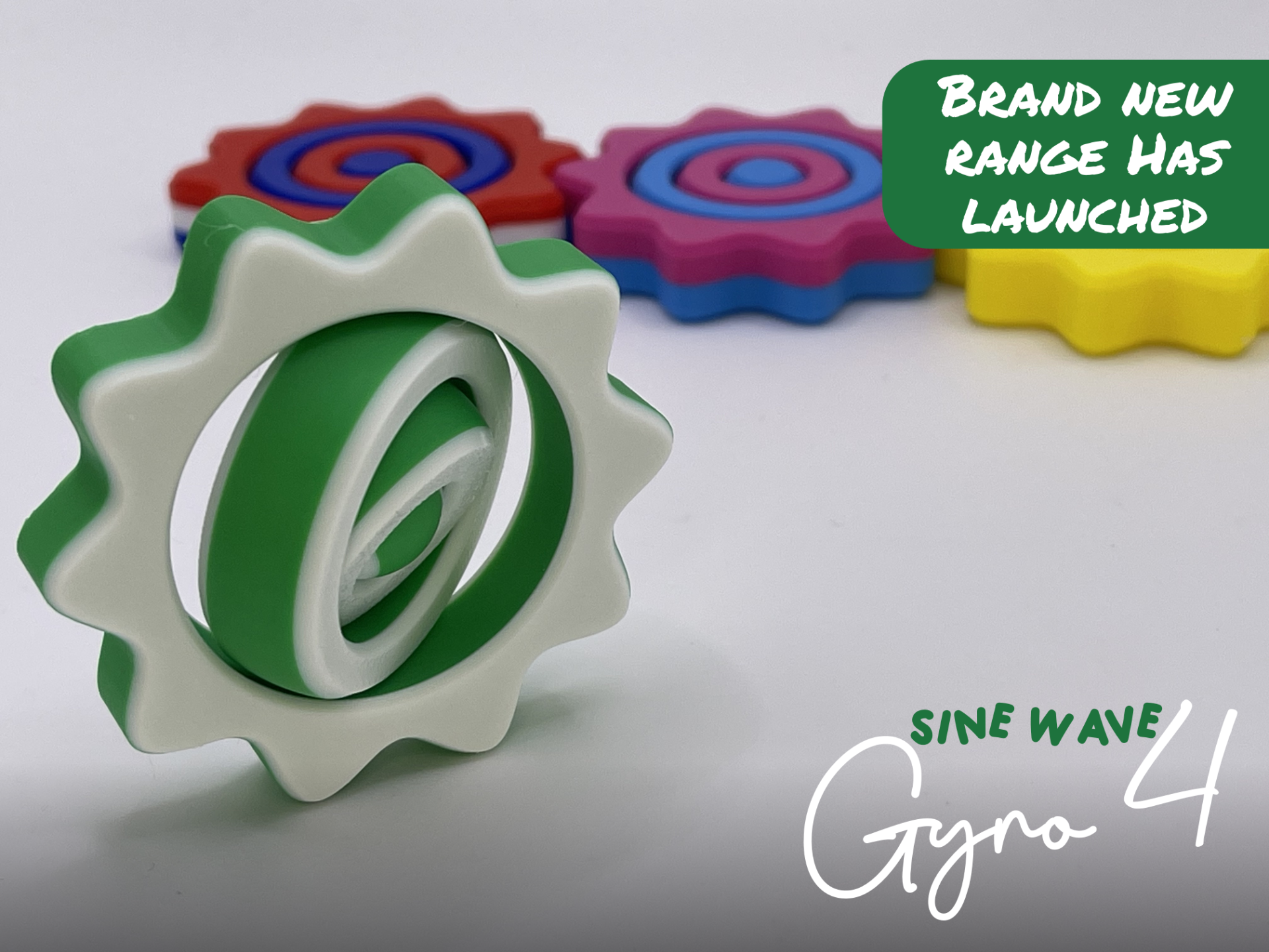 Gyro4 Sine Wave Fidget Spinner