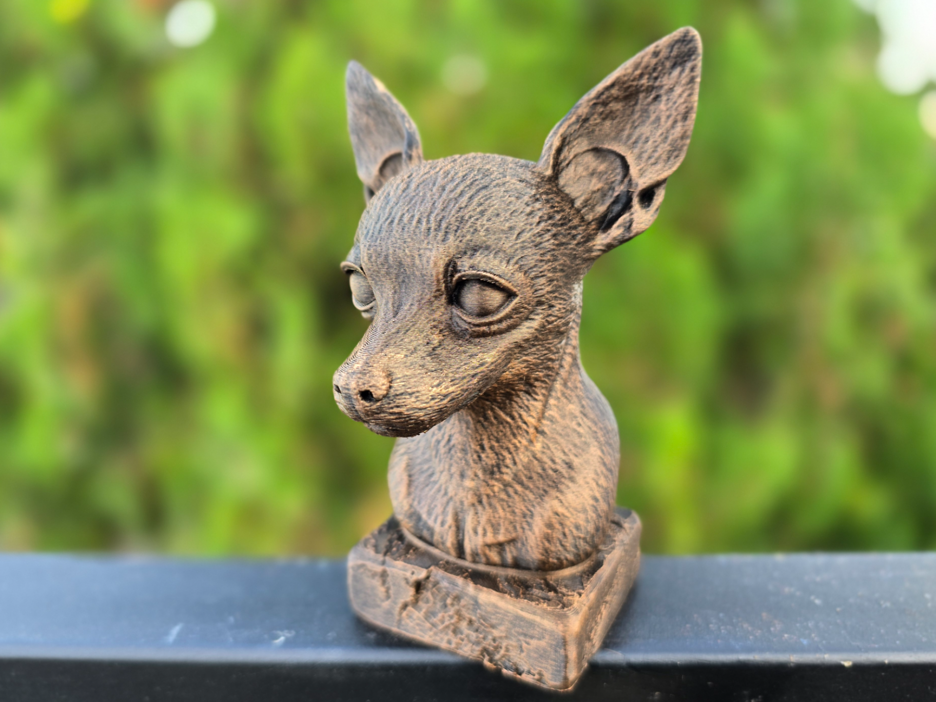 Toy Terrier Bust – Dog Collector Statue