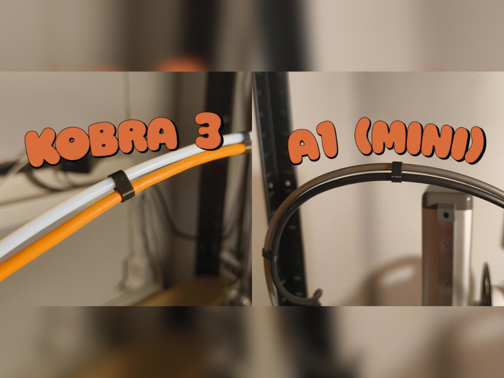 Cable/PFTE clip for A1 (mini) or Kobra 3