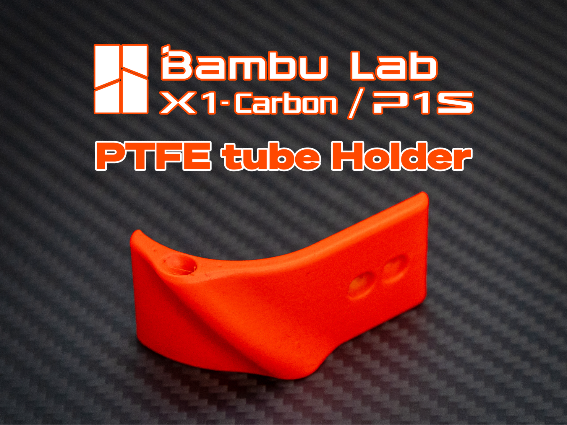 Minimalistic PTFE tube holder for X1C - P1S